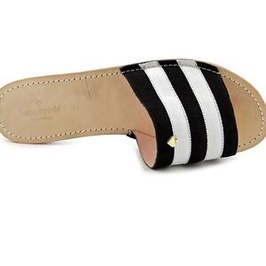 KATE SPADE IMPERIAL OPEN TOE LEATHER SLIDE SANDAL SIZE 7
